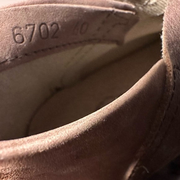 Free People “Lost Valley” Leather Ankle Boot Distressed Straps in Grayish Tan 40 - Picture 12 of 16